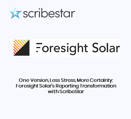 Foresight solar reporting transformation